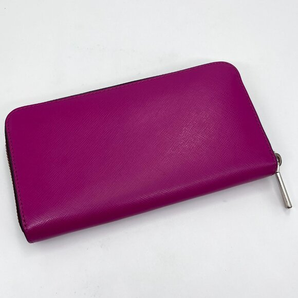 Kate Spade Staci Purple & Pink Color Block Large Bifold Wallet - Picture 5 of 12